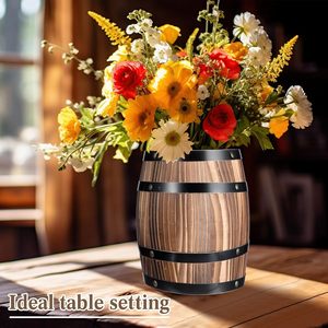 Rượu Vang Thùng Thiết Kế Nhà Bếp Đồ Dùng Crock Gỗ Lớn Nấu Ăn Công Cụ Chủ Cho Nhà Bếp Truy Cập Whiskey Thùng Lưu Trữ <span class=keywords><strong>Container</strong></span> - Product Image 3