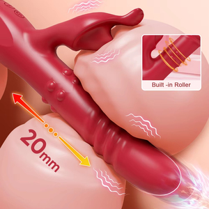 Vibrateur puissant pour femmes avec stimulateur clitoridien à léchage de langue, masturbateur féminin, godemiché point G, articles pour adultes, jouets sexuels - Product Image 2