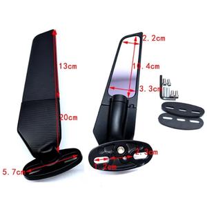 Pièces de rechange de moto modifiées de haute qualité miroir <span class=keywords><strong>CBR125</strong></span> rétroviseur latéral furtif aile en alliage d'aluminium pour <span class=keywords><strong>cbr125</strong></span> - Product Image 2