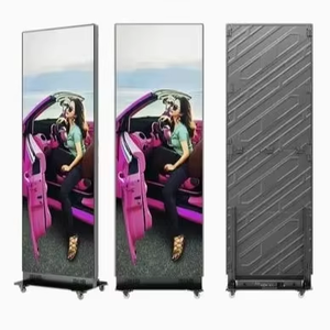 Factory Custom Movable LED <b>Poster</b> Screen Portable Indoor Commercial LED Advertising Banner For Retail Shop Digital Display - Product Image 6