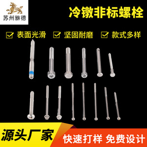Special Stepped Irregular Screws Metric 316 Stainless Steel Round Head Standard Thread Custom Made Grade A Tighten - Product Image 4