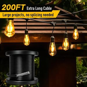 Sanxing SX-8146 Flngr Vinyl Coated 304 Stainless Steel Wire Rope Black 1/16" 3/32" 200FT 10% Tolerance Crimping Ends for Outdoor - Product Image 4