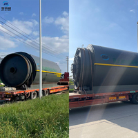 Machine de pyrolyse intermittente pour transformer les pneus usagés, les articles en plastique et les déchets résidentiels en huile de pyrolyse