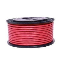 Cable de Alarma contra Incendios con Certificación UL, Resistente al Fuego, Blindado 2C, 1.25mm², Cobre Desnudo, PVC Rojo LSZH, para Sistemas de Seguridad y Comunicación