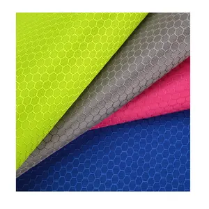 400d Honeycomb Ripstop Poly Polyester Oxford Fabric with PU PA Coated for Sweatshirt, Dress, Garment, Home Textile