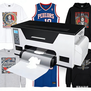Imprimante DTF A3 330 mm pour transfert thermique, machine d'impression <span class=keywords><strong>de</strong></span> t-shirts pour petites entreprises, imprimante numérique textile à jet d'encre pour film PET - Product Image 1