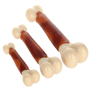Cómo vender bajo MOQ perro juguete hueso forma mordedura resistente masticar juguetes para perro - Product Image 2