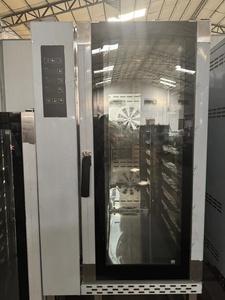 فرن بخار حراري يعمل بالغاز 10 صينية تجارية من الفولاذ المقاوم للصدأ مع وظيفة - Product Image 3