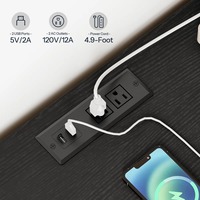 Nouveauté : Meuble de bar avec étagère à vin, rangement de bar, buffet avec éclairage LED et station de recharge