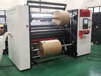 Máquina Cortadora y Rebobinadora de Rollos de Papel de Alta Precisión para Papel Recubierto con Lámina, Impresión de Abanicos de Papel y Procesamiento Flexográfico en Línea