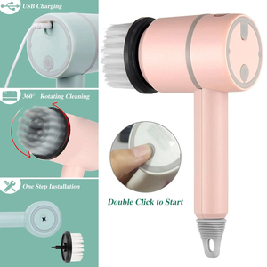 Spin Scrubber Brush Cordless for Cleaning Bathroom Kitchen Shower <b>Tile</b>,Rechargeable Cleaning 3 Adjustable Speeds - Product Image 3