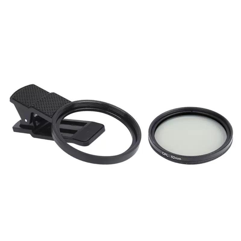 Mobile Phone Lens Filter CPL Polarizing Filter Eliminate Reflections and Enhance Color Effects Suitable for Most Mobile Phones
