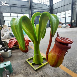 Modèle de plante de simulation statique élevée-Statue de Nepenthes réaliste pour la décoration de jardin et de jardin botanique Grande fleur carnivore - Product Image 2