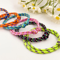 Vente chaude 3mm Nylon Corde Simple et Mode Noeud Péruvien Polyvalent, Réglable Tissé À La Main Corde Bracelet Hommes
