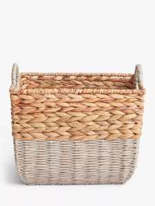 Water Hyacinth and <b>Paper</b> Rope Storage Basket Handwoven Storage Basket Wholesale eco-friendly <b>Made</b> by VgreenArt from Vietnam - Product Image 2