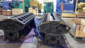 C32 Moteur de générateur 349-2859 9Y-1461 515-2104 515-2105 350-5438 351-6554 Culasse de vilebrequin et carter d'huile - Product Image 3