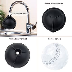 Moule à glaçons en silicone pour whisky avec filtre intégré, moule à boules de glace pour la maison - Product Image 5