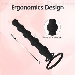 Toparc ปลั๊กเสียบทวารหนักแบบ2 in 1สำหรับเกย์ปลั๊กเสียบก้นลูกปัดของเล่นทางเพศสินค้าแปลกใหม่สำหรับผู้ใหญ่ - Product Image 6