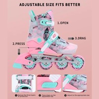 Patins à roulettes professionnels pour enfants, chaussures de slalom pour débutants, pour filles et garçons, avec roues en PU