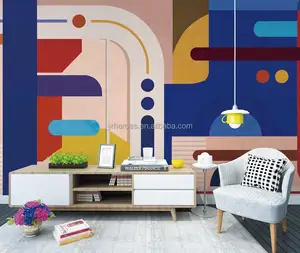 Gorgeous Modern Geometric Design Bedroom Living Room 3D Mural Wallpaper