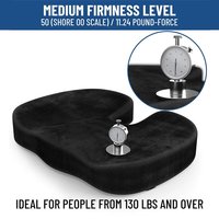Coussin de rebond lent en mousse à mémoire de forme pour soutenir les fesses Coussin pour bureau sédentaire