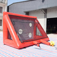 But de football gonflable pour carnaval, jeu de tir au but de football gonflable à vendre