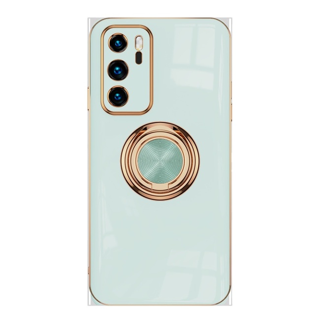 Wholesale Electroplate TPU Luxury 360 Degree Stand Ring Holder Strong Magnetic Card Wallet Cell Phone Case oppo Reno 7 Pro/oppo
