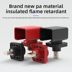 고전류 120A/150A/200A/300A 에너지 저장 관통 벽 사각 배터리 커넥터 어스 터미널 블록 구리 220V - Product Image 2