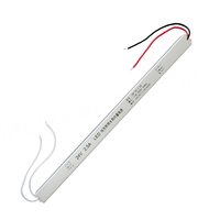 Boîtier en aluminium ultra fin pour carte de commande LED 12V DC 250W, éclairage LED fin pour plafonnier et ventilateur
