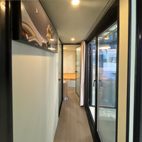 Maison préfabriquée portable et personnalisable en forme de cabane Apple, conteneur, maison modulaire haut de gamme, micro-maison compacte, aménagement compact pour bureau, hôtel 19.1 ㎡