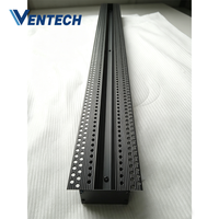 Système HVAC Ventech ODM/OEM, grille d'aération linéaire en aluminium réglable pour plafond, diffuseur à fentes avec boîte de plénum
