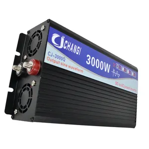 纯正弦波逆变器12v 220v 1500w 3000w太阳能逆变器车载电源逆变器带多功能显示转换器