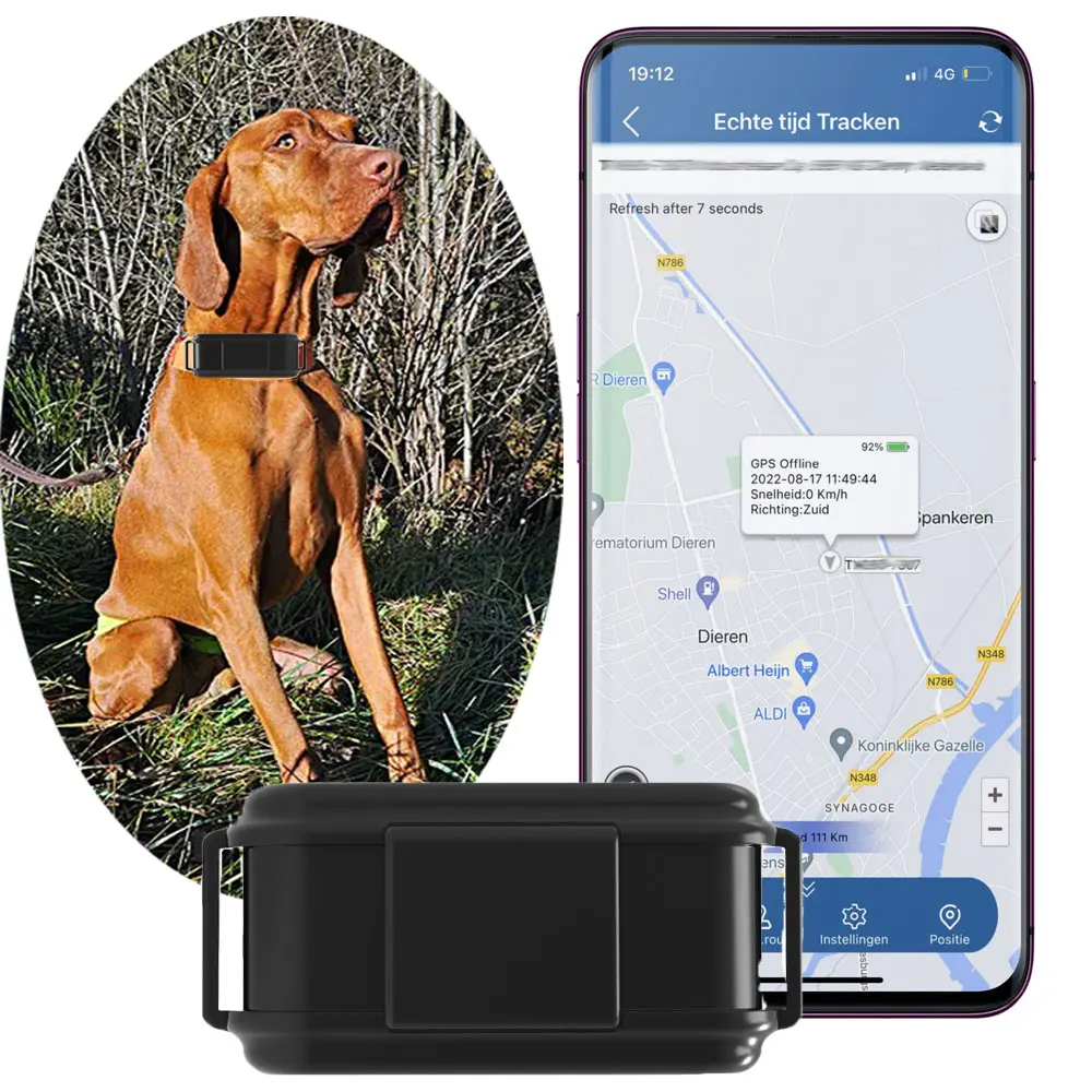 WINNES GPS tracker 4G TK919 hounds loss prevention device Real Time Location Two-way call audible and visual alarm free platform