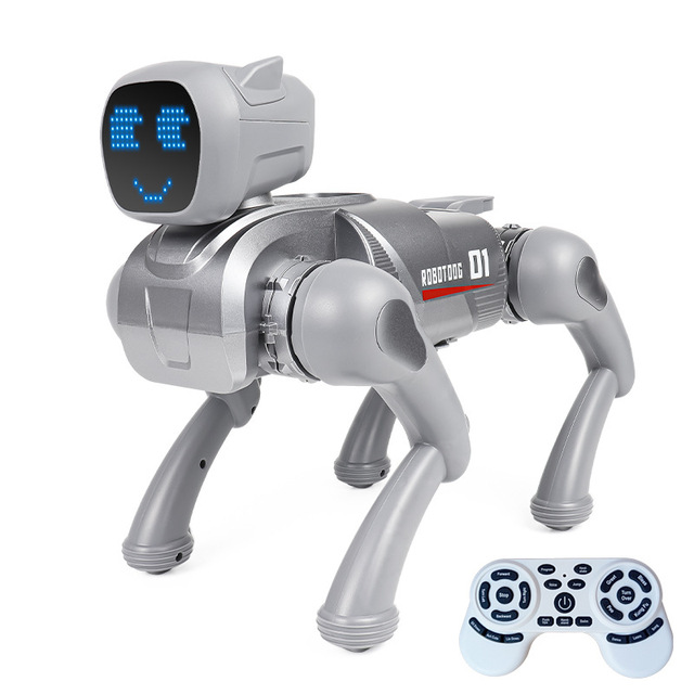 Multifunctional AI Robot Dog Voice & Remote Control Programmable Dancing Singing Robotic Dog Kids Educational Toy Birthday Gift