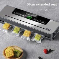 Scelleuse sous vide électrique domestique avec coupe-sac, machine compacte de conservation et d'emballage alimentaire
