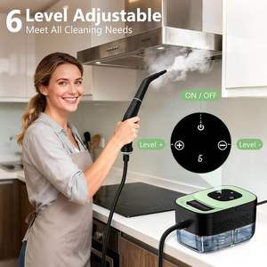 Portable Handheld Steam Cleaner 16 Accessories 6 <b>Level</b> Adjustable 15s Heat Up <b>Tile</b> Grout Floor Cleaner Home Use - Product Image 4
