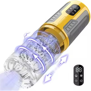 Vibrador Masculino Automático en Forma de Copa con Función de Vibración, Intensidad Ajustable, Fácil de Limpiar, Resistente al Agua IPX7 - Product Image 3