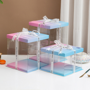 Scatole Trasparenti <span class=keywords><strong>per</strong></span> Torte all'Ingrosso, Confezioni di Alta Qualità, Scatola <span class=keywords><strong>per</strong></span> Torte Trasparente, <span class=keywords><strong>Tutto</strong></span> <span class=keywords><strong>per</strong></span> il Packaging <span class=keywords><strong>per</strong></span> Torte - Product Image 1
