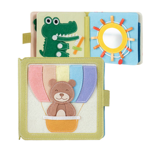Livre silencieux en feutre <span class=keywords><strong>pour</strong></span> bébés, garçons et filles - Livre d'activités Montessori, jouets sensoriels, jouets éducatifs colorés <span class=keywords><strong>pour</strong></span> les enfants <span class=keywords><strong>de</strong></span> 1 à 6 <span class=keywords><strong>ans</strong></span>, développement - Product Image 1