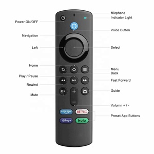 Control remoto de TV 4K Foramazon Fire Stick L5B83G 3ª generación con botones de <span class=keywords><strong>Netflix</strong></span> y Hulu Control de voz Material plástico - Product Image 2