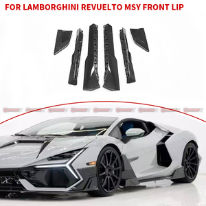 Jupes latérales pour Lamborghini Revuelto style MSY en fibre de carbone sèche, accessoires automobiles - Product Image 4