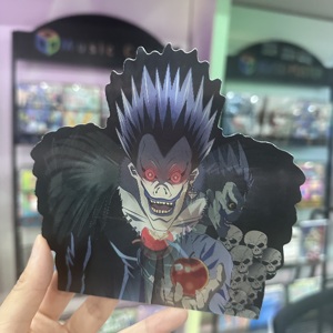 Nota di morte per vendita a caldo <span class=keywords><strong>L</strong></span> notte luna dio Ryuk 3D gradiente adesivo dinamico personaggio Anime adesivo adesivo per auto - Product Image 3