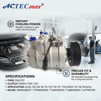 AC.100.923 Auto-Klimakompressor 7SEU17C für Audi A8 Q7 Touareg Cayenne 2002-2018 110MM 7PK Kupplung OE 3B0820803C 12V Luftkompressor