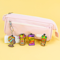 Llaveros Retro con Diseño de Máscara Tiki al por Mayor, Llaveros de PVC con Temática de la Cultura Mexicana para Colección, Decoración para Fiestas, Regalo al por Mayor