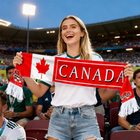 2026 USA Kanada Mexiko Fußball-Fanschal Fußballverein-Schals Lieferant
