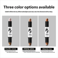 Stick de contouring 3D de précision sans traces, longue tenue, waterproof, double embout, pour le teint
