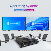 Mini PC embarqué OPS I3/I5/I7 4K Windows 10/11, 4-32 Go de RAM, 128 Go-1 To SSD/HDD pour tableau blanc, usage industriel, bureau, école