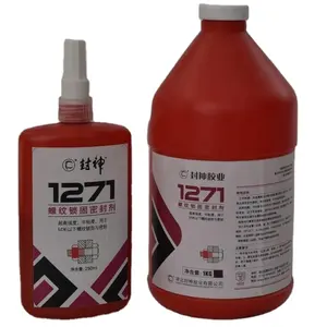 262 Threadlocker Color rojo permanente Thread locker 10ml 50ml 250ml Botella Adhesivo de bloqueo de rosca