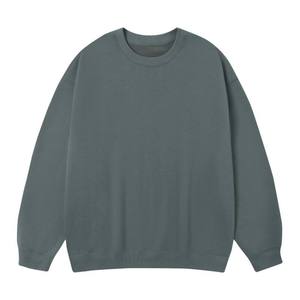 Sudadera unisex de algodón de alta calidad y peso pesado ODM logotipo personalizado cuello redondo para hombres - Product Image 2