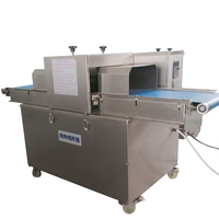 Nouvelle machine à découper la viande congelée à haute efficacité, trancheuse à viande de bœuf, lame en acier inoxydable, épaisseur réglable, motorisée automatique